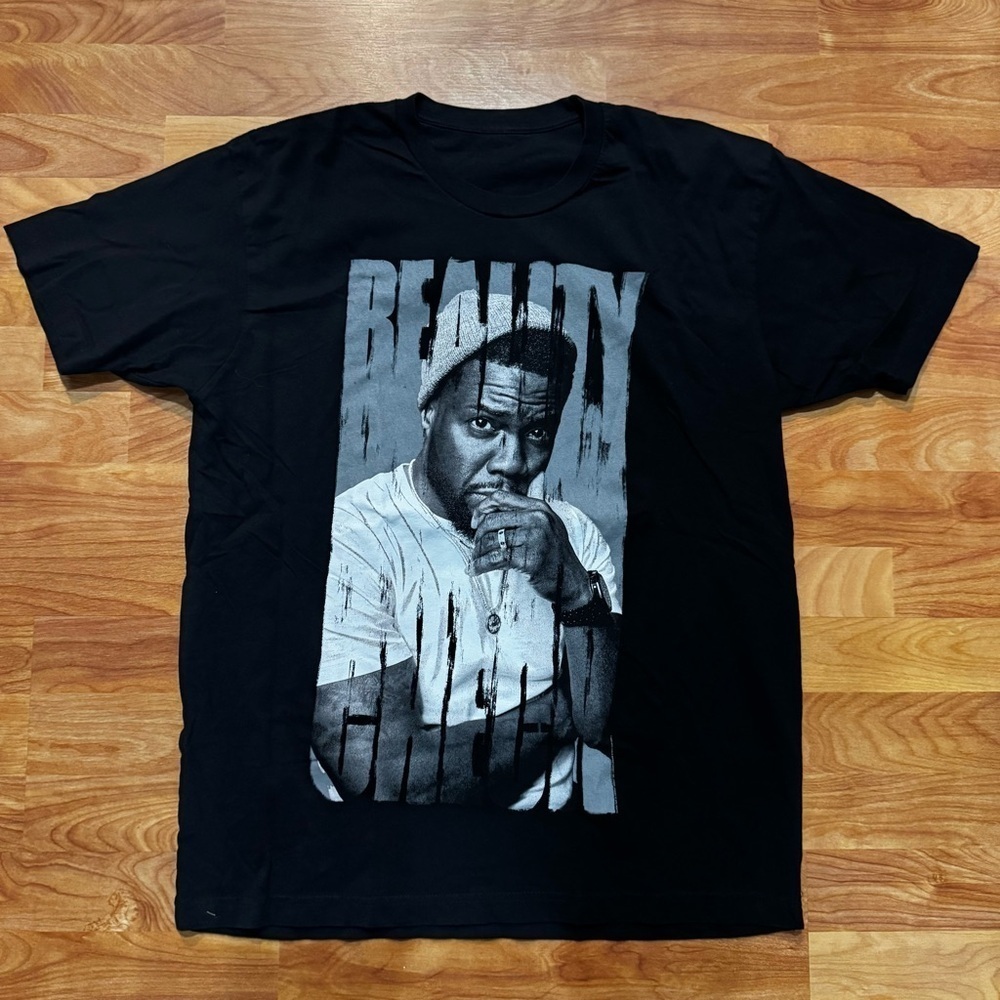 Kevin Hart Reality Check Tour T Shirt Size Men's Size L Black Comedy Funny 2022